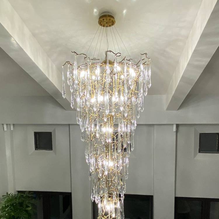 樊灯5080北欧铜吊灯 创意树枝设计 轻奢艺术灯具