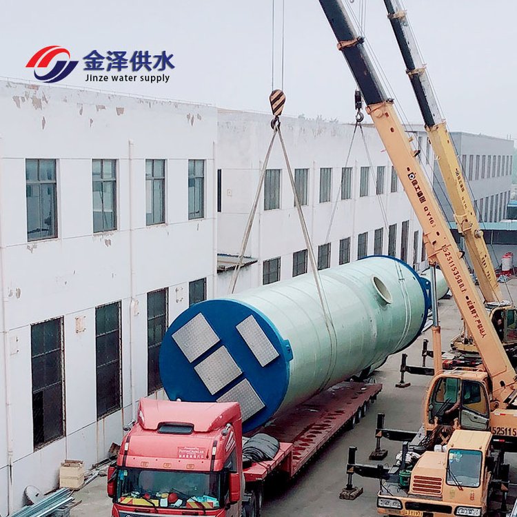 玻璃钢筒体 一体化泵站施工方案 农业灌溉 金坛区 维护成本低