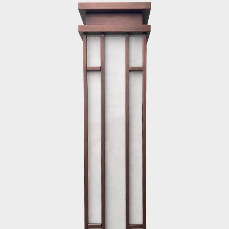 樊灯H30中式欧式云石户外防水太阳能室外壁别墅庭院大门柱庭院灯