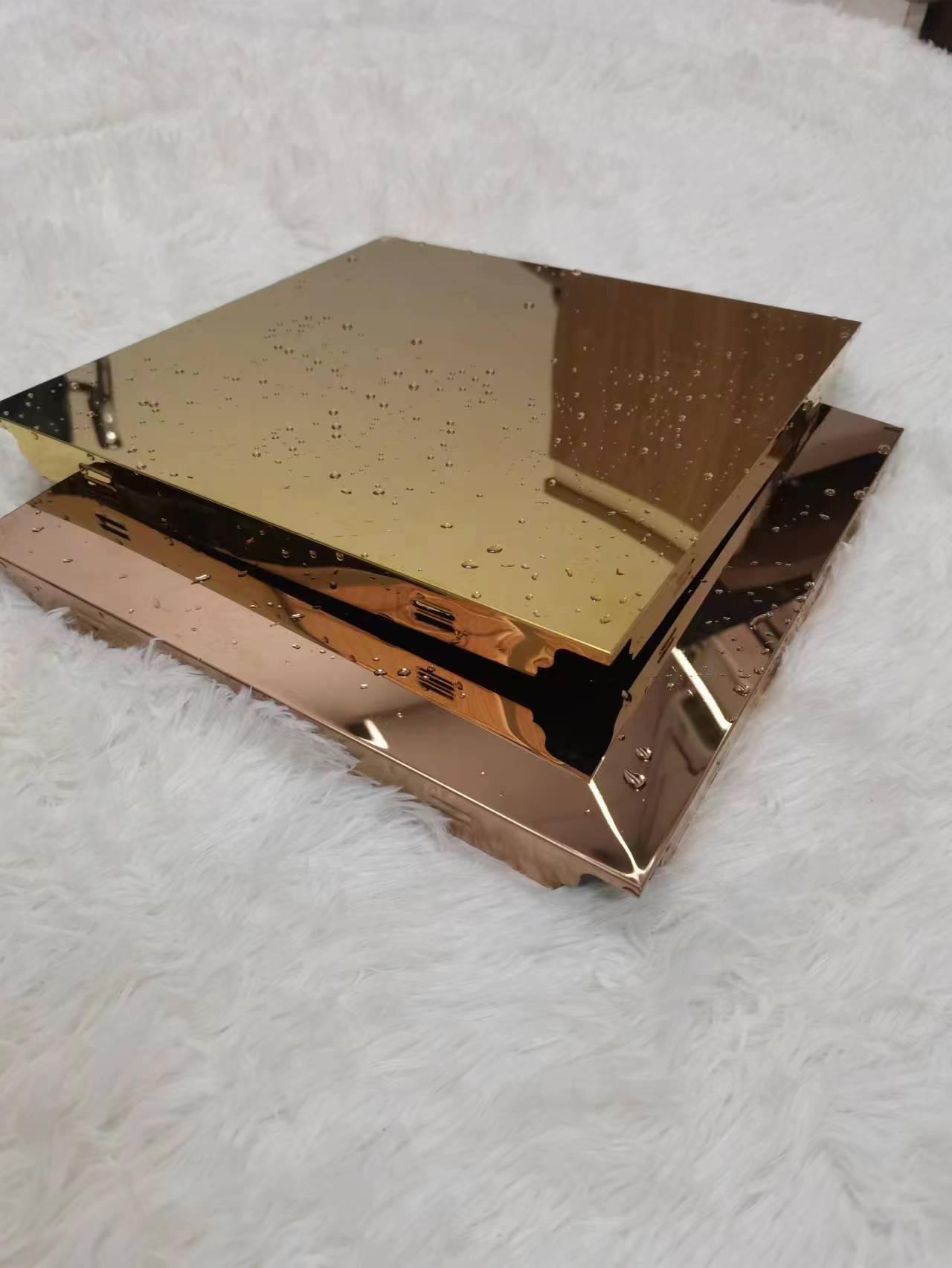 金霸泰 黑钛 不锈钢天花 火锅原料生产防油污吊顶 包工包料