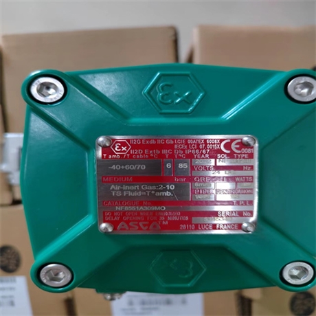 美国ASCO阿斯卡隔爆电磁阀NF8327B102 DC24V