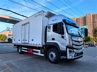 福田欧曼行星6.8米冷藏车 凯卓立1.5吨液压尾板