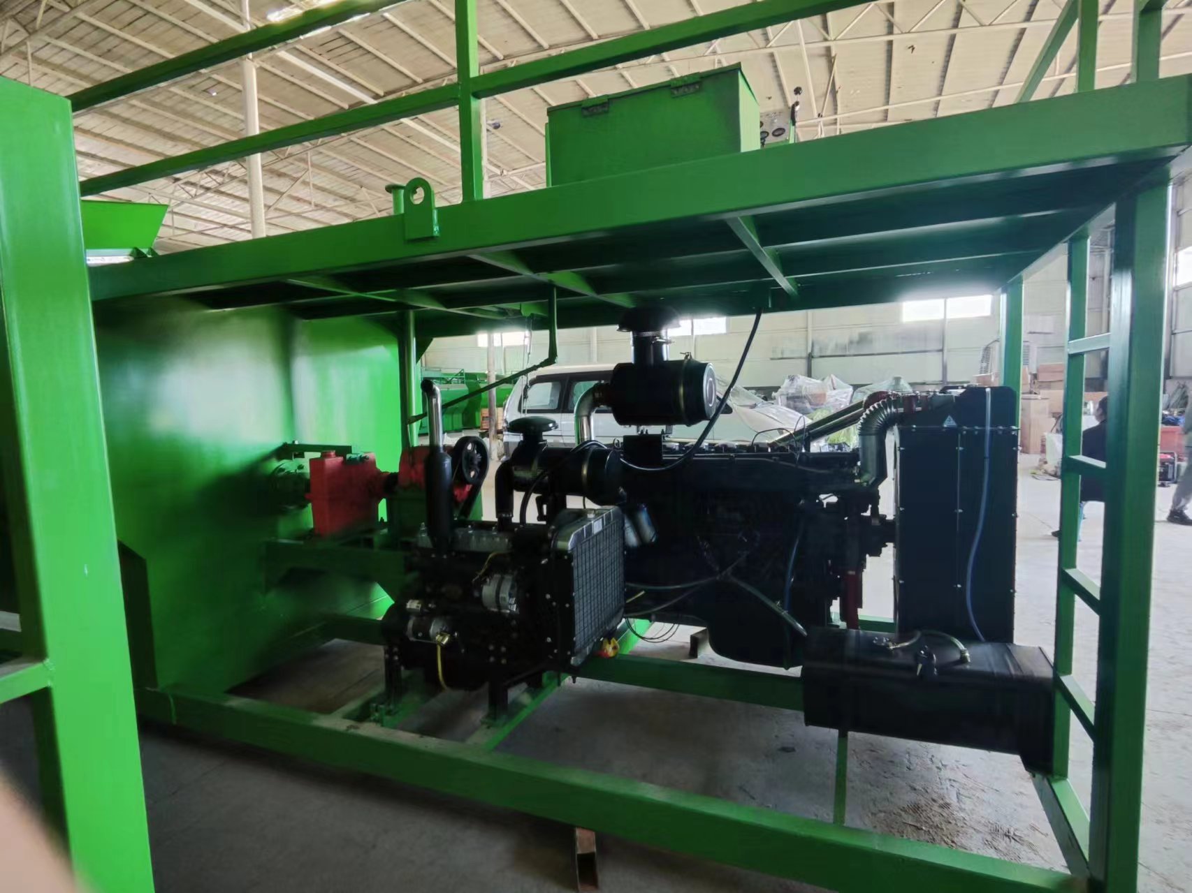 中德绿满山 喷播车新机出售  环保绿化  喷射运行稳定