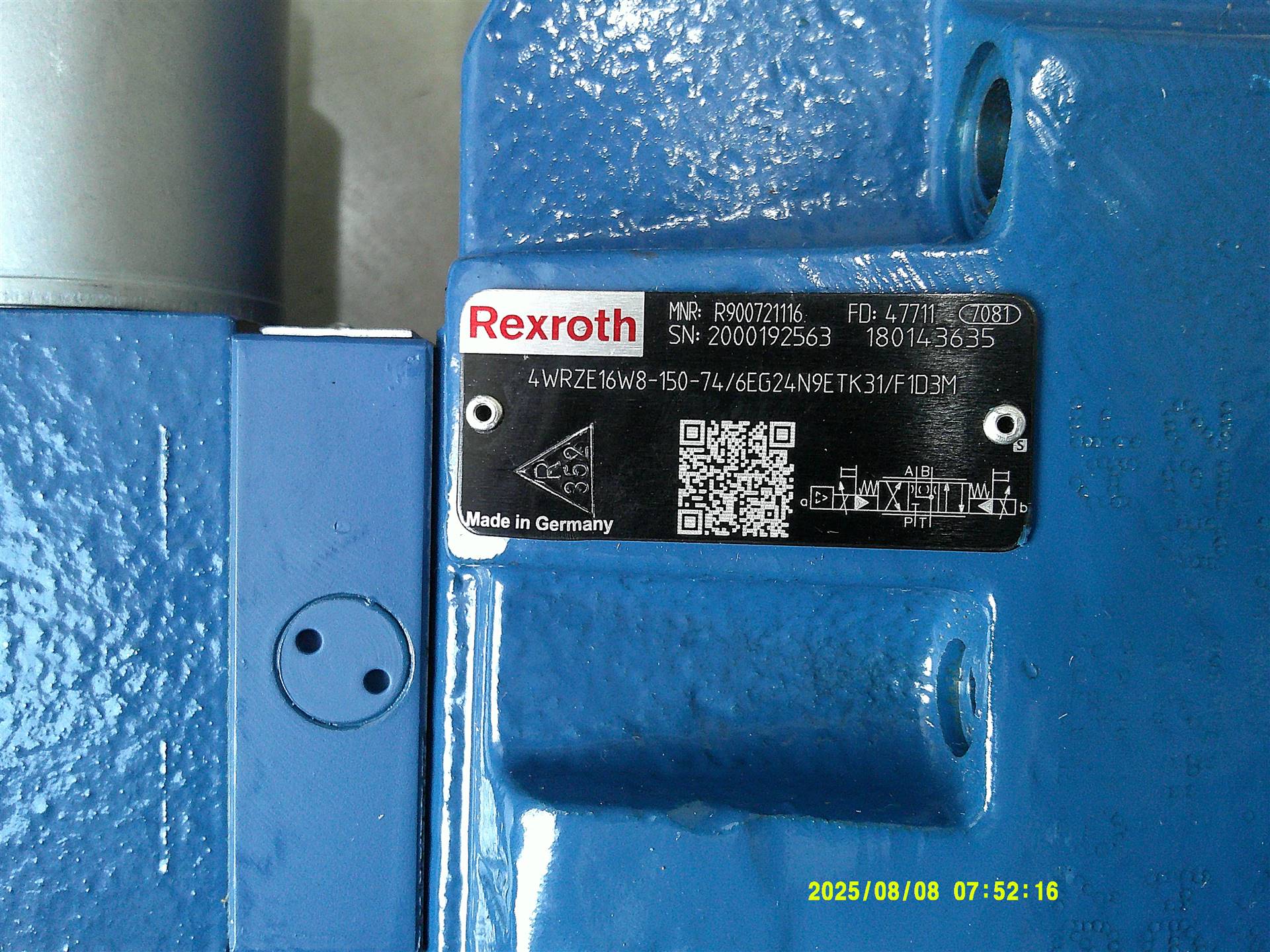 4WRZE16W8-150-72/6EG24N9ETK31/F1D3M R900721116 力士乐REXROTH