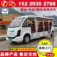 郑州五菱磷酸铁锂观光车 观光游览车 14/17/19/23座可选
