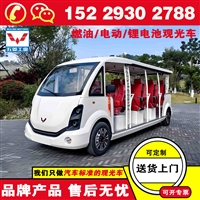 五菱景区烧油观光车 观光车什么品牌便宜旅游观光车报价