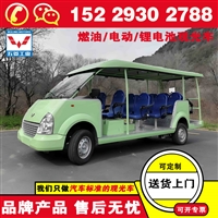 五菱磷酸铁锂电池观光车 视野开阔安心畅游