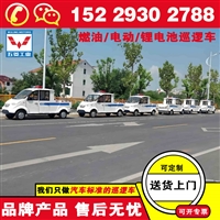 商洛五菱锂电池巡逻车 巡检电瓶车 多样化的配置及车型