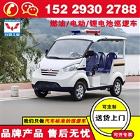 五菱电动巡检车 广场巡逻电瓶车