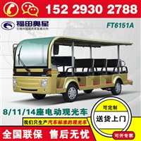 湖南长沙福田奥星锂电池观光电动车
