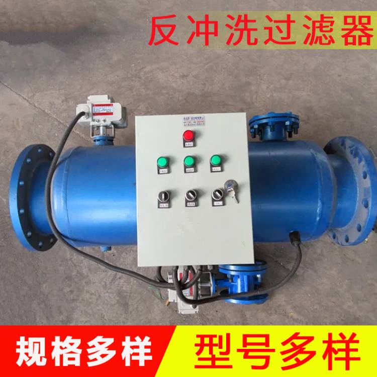 供应立式反冲洗过滤器   碳钢水过滤器