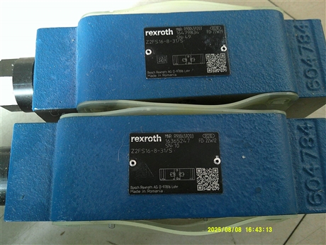 Rexroth货号R900459203德国Z2FS16-8-3X/S力士乐原装单向节流阀