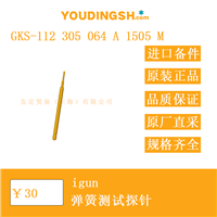 德国 igun GKS-112 305 064 A 1505 M 弹簧测试探针