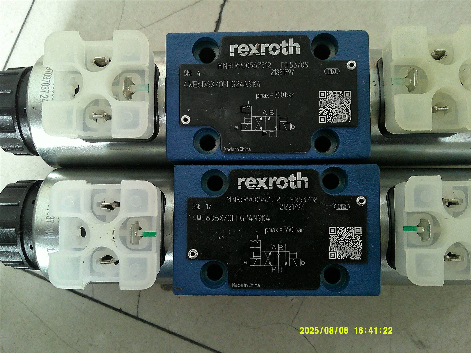 4WE6D6X/OFEG24N9K4 R900567512 德国力士乐REXROTH电磁阀
