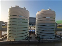 湖北武汉PE水箱厂家 一体成型塑料水塔 污水处理储罐 20吨化工桶