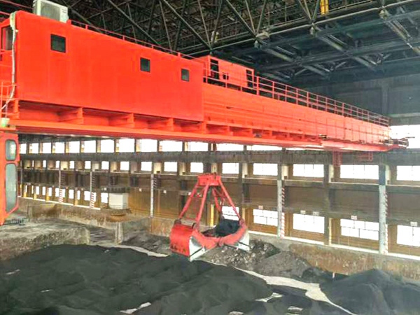 中原路港QZ型电动双梁抓斗起重机品质可靠性能稳定