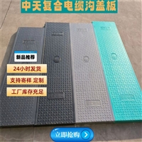 聊城 复合树脂电缆沟盖板 防腐 抗老化 车辗噪音低 韧性强 可加工