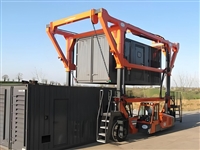 广东深圳集装箱跨越车厂家41吨轮胎式跨运车灵活运行