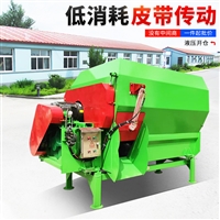 养牛场饲草料混料机 牛羊养殖场搅料机 全日粮饲料制备机