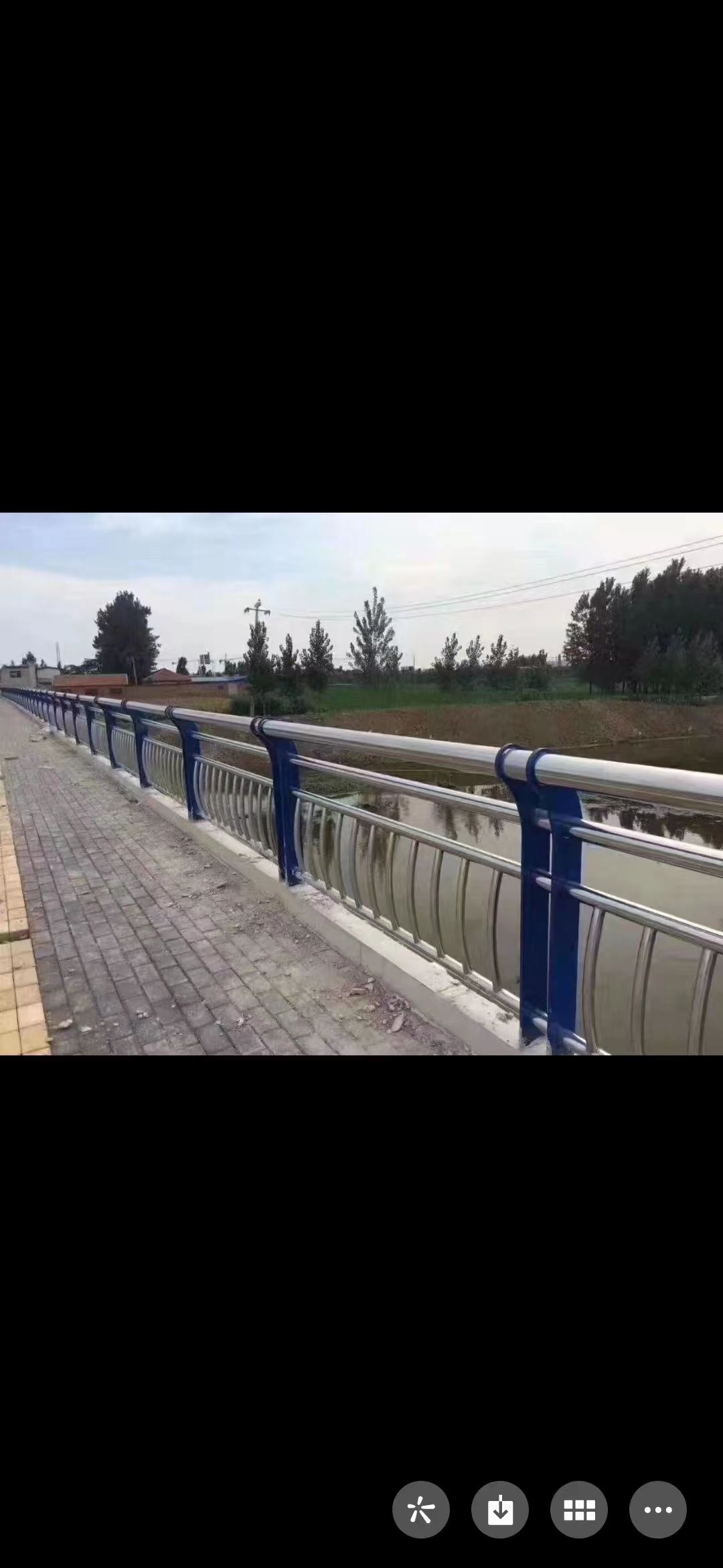 聚鑫 安徽河道护栏 景区湖泊围栏 物流配送 发货快