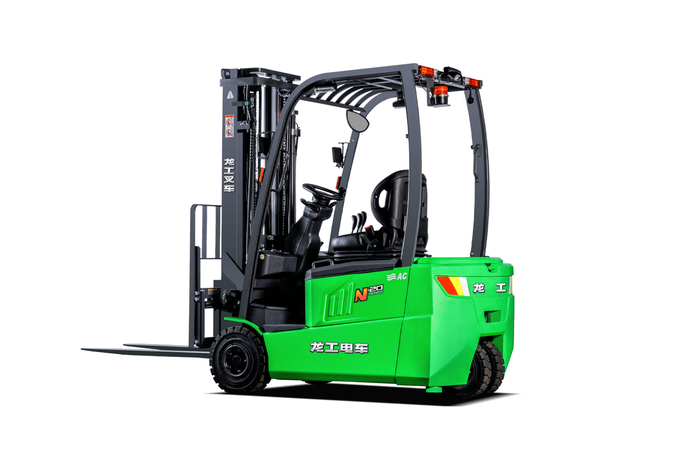 龙工电动叉车1.5吨 小型新能源四轮电动搬运叉车 3吨电动叉车