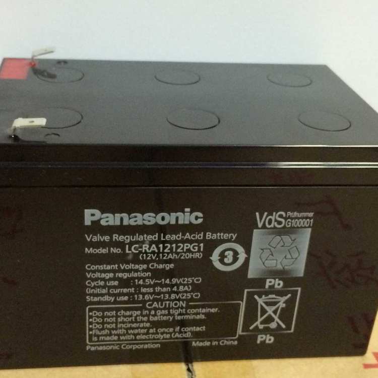 松下铅酸蓄电池LC-RA1212直流屏免补水维护简单12V12AH