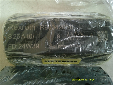 S25A1.0/ R900420511液控单向阀开启压力1bar通径25 力士乐REXROTH