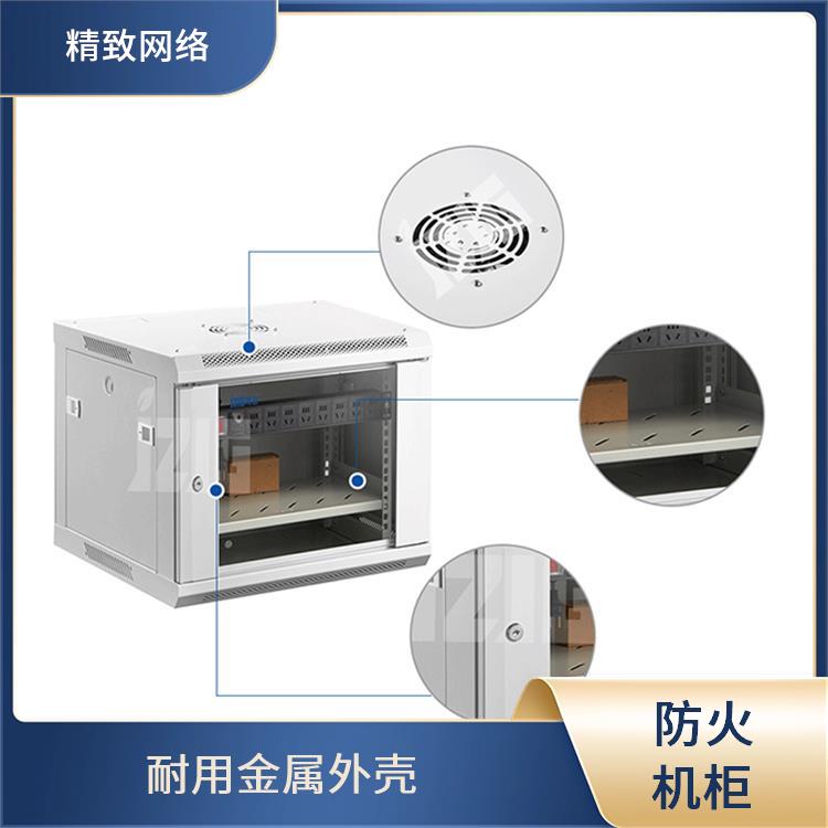 企业服务器机柜 通风效果良好 防护等级较高 布线整洁有序 精致