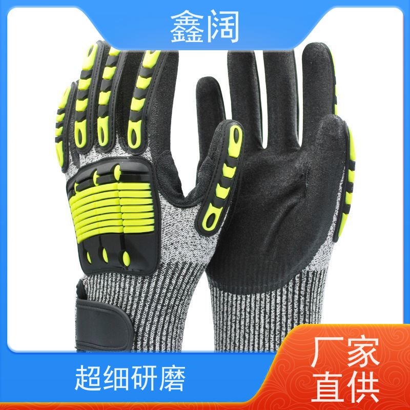 抗冲击专家 鑫阔防撞手套（防摩擦手套）汽车装配场景 蜂窝减震结构 冰丝内里