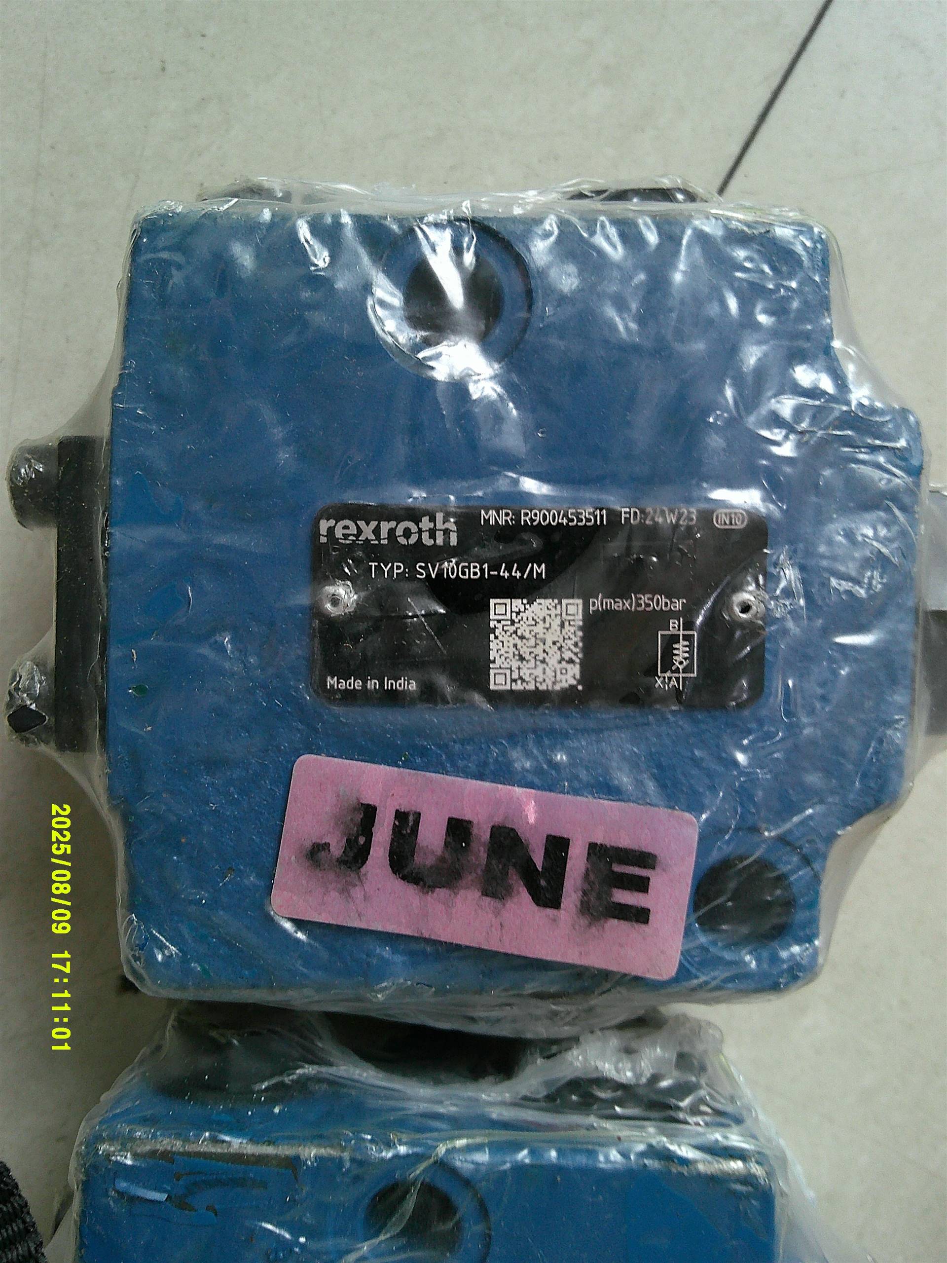 SV10GB1-44/M R900453511 液控单向阀 德国力士乐REXROTH通经10