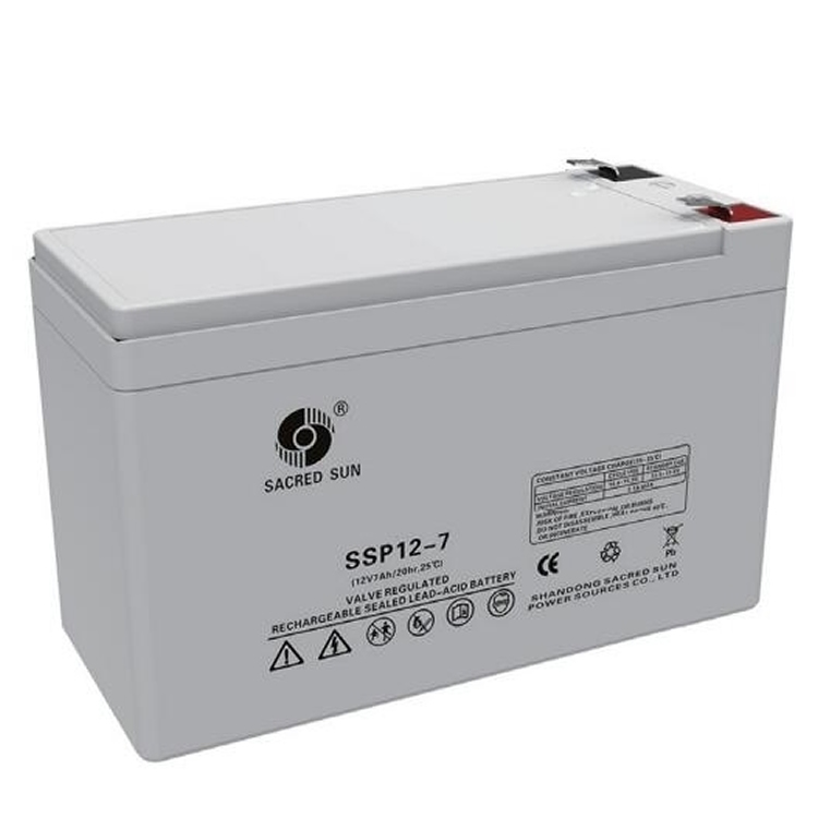 UPS电池 圣阳蓄电池 12V7AH SSP12-7用于UPS标机内置电瓶组