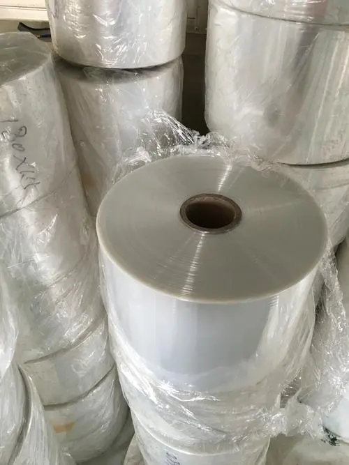 pof热收缩膜 低温交联收缩膜透明全自动包装机用对折logo印刷