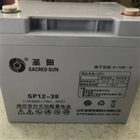 圣阳蓄电池6GFM-38 12V38AH铅酸免维护电池 通讯基站 后备UPS电源