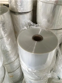 pof热收缩膜 低温交联收缩膜透明全自动包装机用对折logo印刷