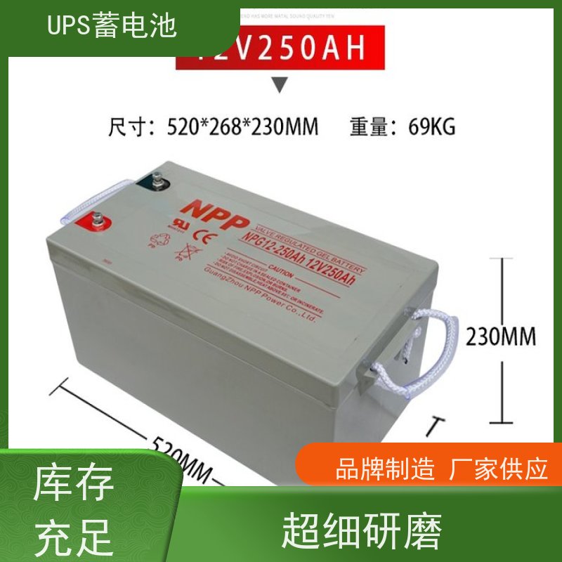 UPS电池厂 NPG12-250  铅酸胶体阀控式 维修维保服务