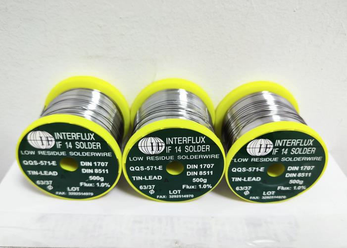 Interflux IF14 精密焊接锡丝63/37低飞溅免清洗