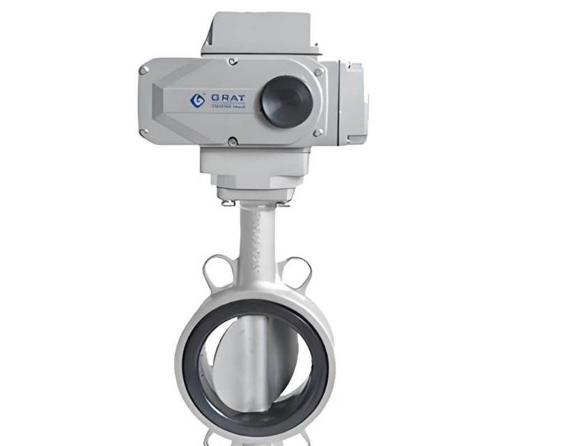 对夹式电动蝶阀