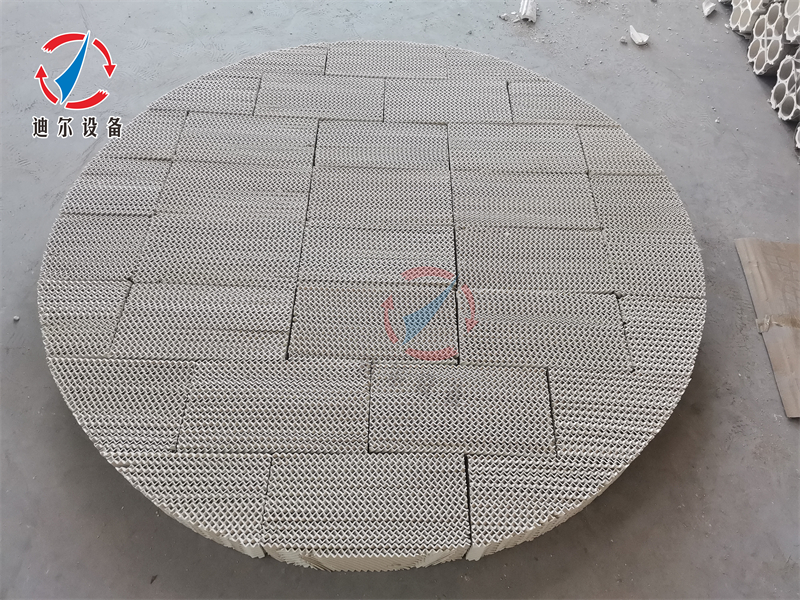 陶瓷波纹填料 脱硫塔填料 耐腐蚀耐高温 萍乡迪尔填料