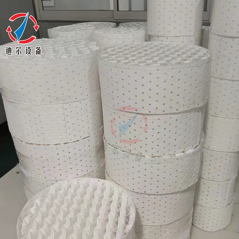 四氟规整填料 250Y PTFE波纹板填料 迪尔填料 江西萍乡源头厂家 工业废气处理 油水分离 