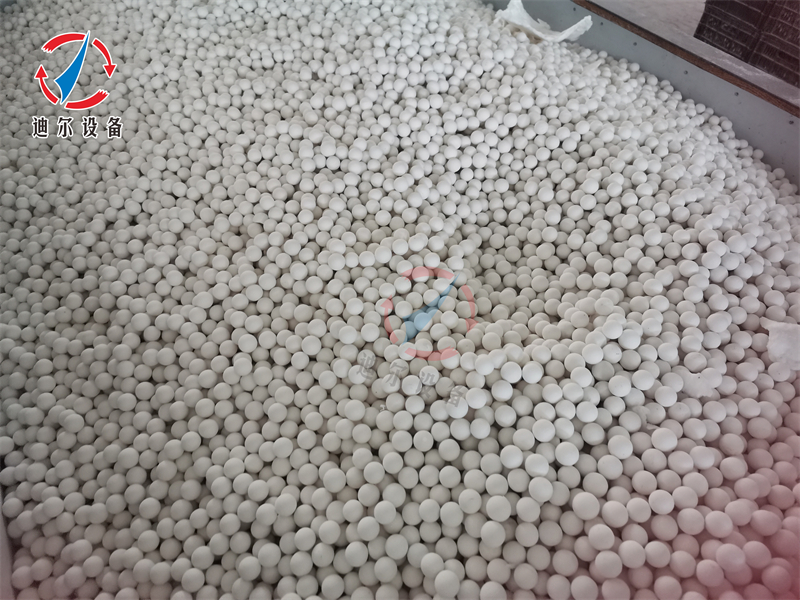 开孔瓷球  惰性氧化铝 萍乡迪尔填料 源头厂家 江西萍乡发货