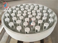 萍乡迪尔 陶瓷塔内件 陶瓷分布器在浓xiao酸生产中的应用 盘式分布器