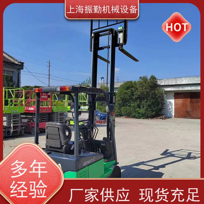 振勤机械 二手林德 1.5吨三支点两节门架4条实心胎 可用于厂库货架