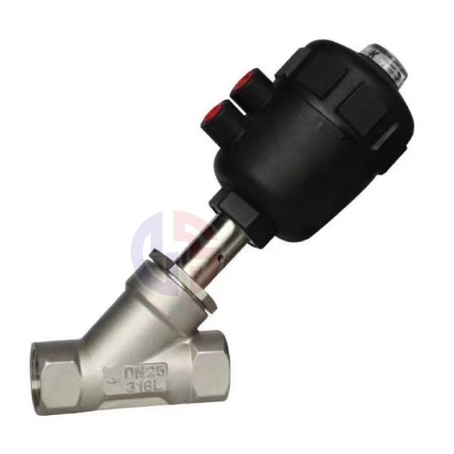 气动丝扣角座阀