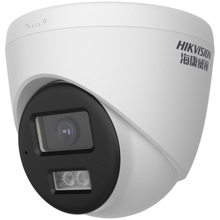 海康威视300万白光全彩海螺型PoE网络摄像机