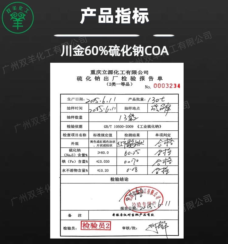 川金60%硫化钠 工业级红片硫化碱臭碱