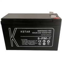 KSTAR 科士达 12V7AH 6-FM-7 UPS/EPS 消防应急电源 免维护蓄电池