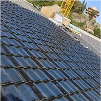 光伏瓦屋面安装 坚固美观 太阳能曲面发电瓦 并网系统方案设计