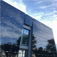 太阳能光伏玻璃幕墙 透光坚固 外墙发电玻璃20%40% 尺寸定制