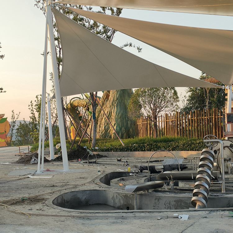 厚朴膜结构 承接 学校游乐场膜结构 简洁大方  安全施工 使用方便