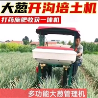 新款大葱大姜开沟培土管理机 移栽收获打药 施肥种大葱培土机